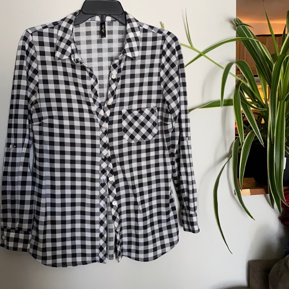 🛍5/$25 Plaid Button Up Flannel Style